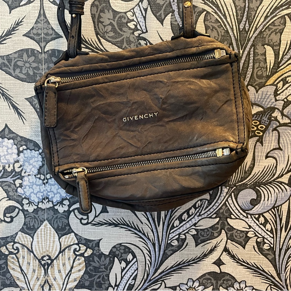 Gray Givenchy Cross Body Bag